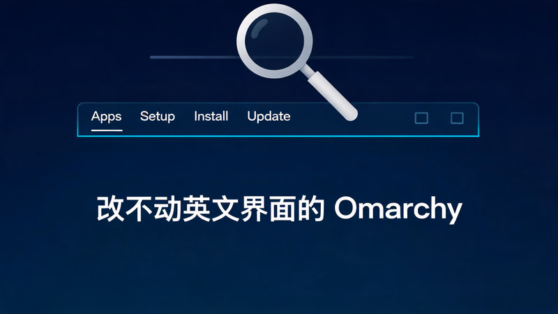 改不动英文界面的 Omarchy：一次 locale 配置的破案